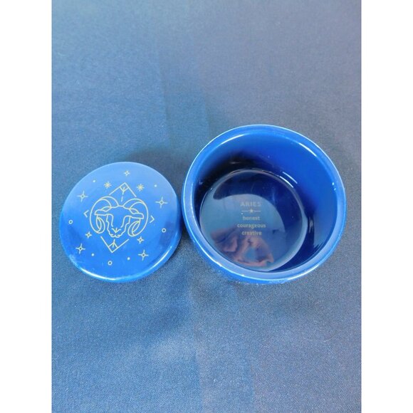 Ceramic Aries Zodiac Trinket Box Astrology Ram Horoscope Dish Star Sign Decor Gi - Picture 4 of 8